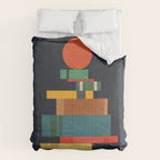 Book stack with a ball Comforter Gallery Image 6