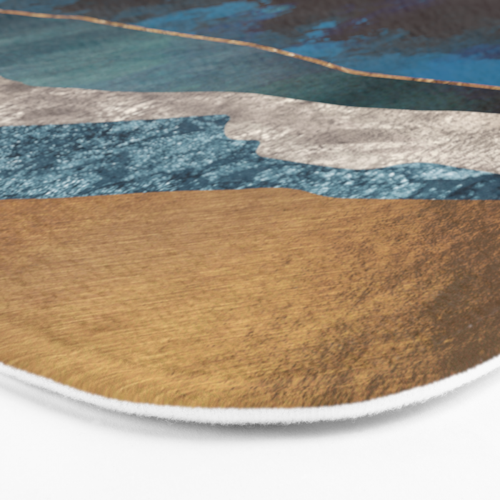 Blue Mountain Reflection Bath Mat Gallery Image 3