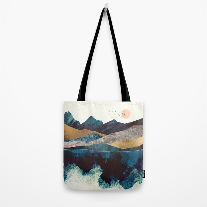 Blue Mountain Reflection Tote Bag Gallery Image 2