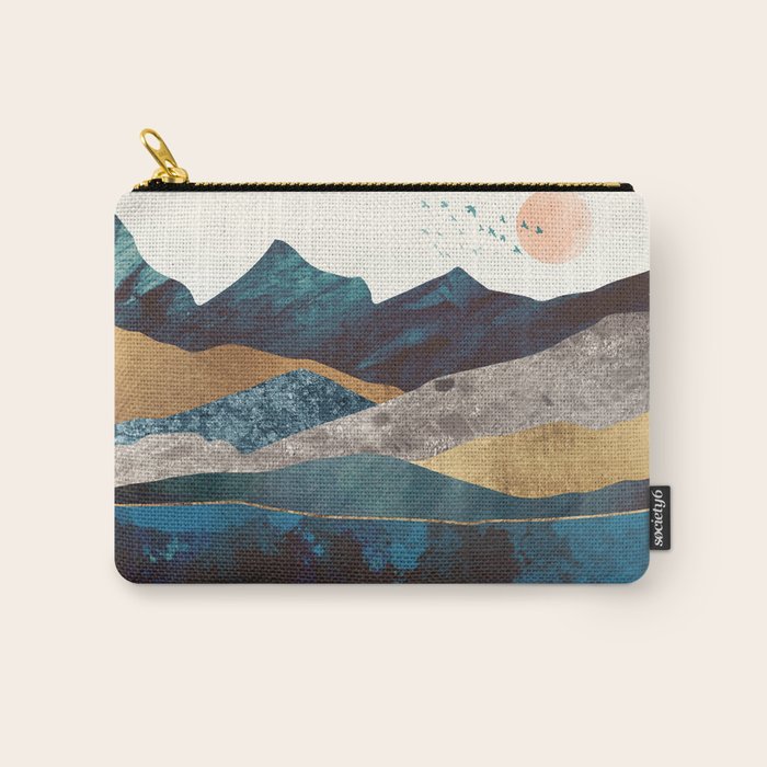 Blue Mountain Reflection Carry All Pouch Gallery Image 1
