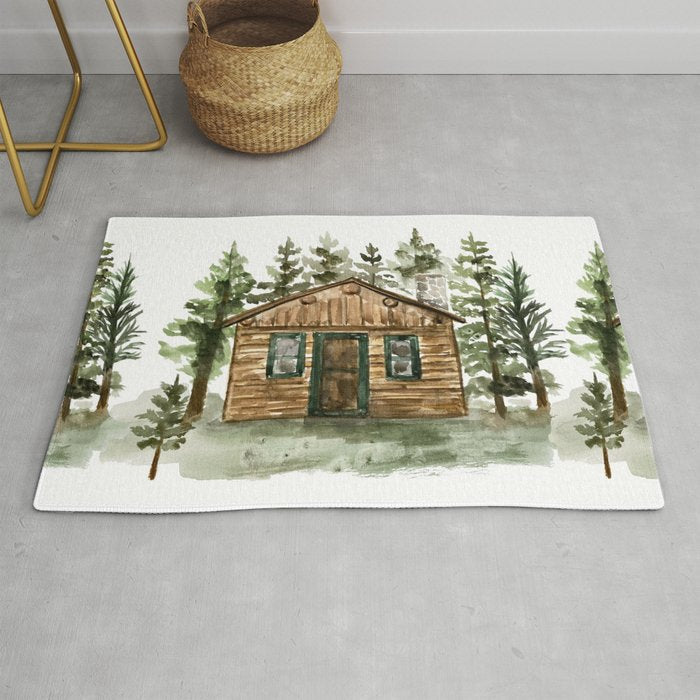 Cabin in the Woods Rug Gallery Image 1