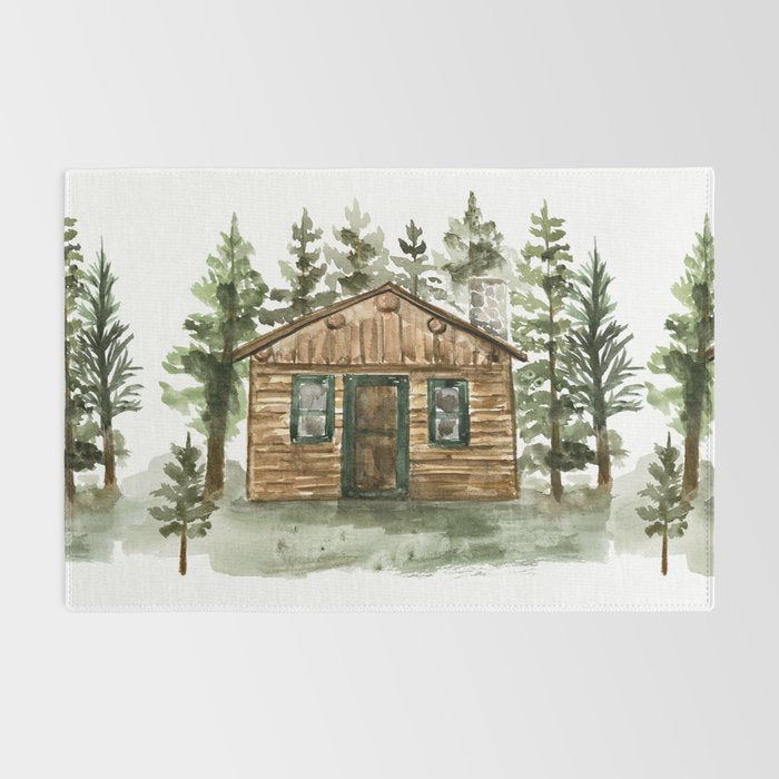 Cabin in the Woods Rug Gallery Image 2