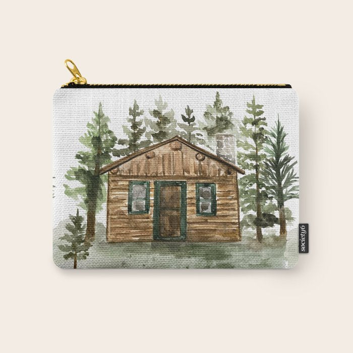 Cabin in the Woods Carry All Pouch Gallery Image 1