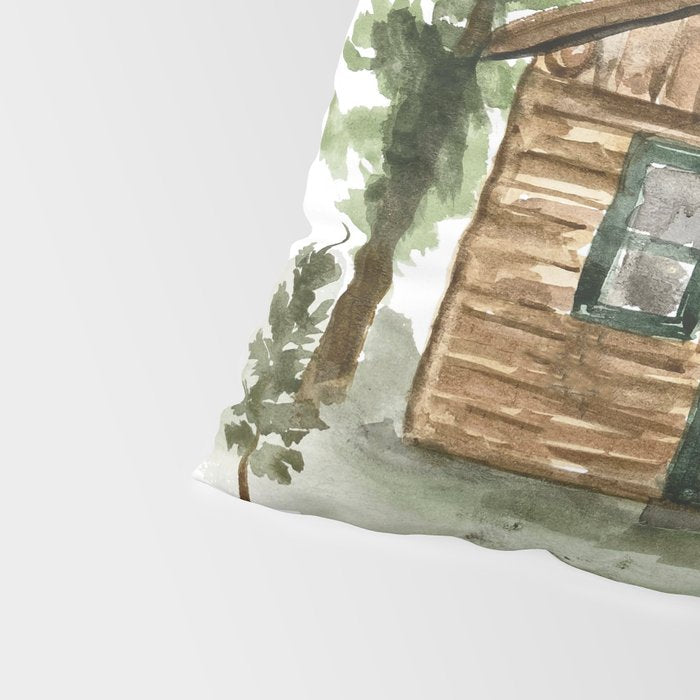 Cabin in the Woods Pillow Sham Gallery Image 4