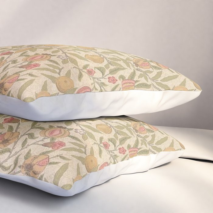 William Morris Pomegranate Fruit Limestone Artichoke Pillow Sham Gallery Image 3