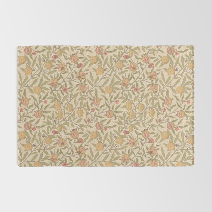 William Morris Pomegranate Fruit Limestone Artichoke Rug Gallery Image 2