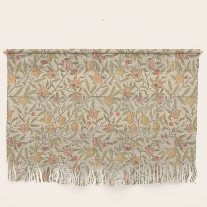 William Morris Pomegranate Fruit Limestone Artichoke Wall Hanging Gallery Image 1