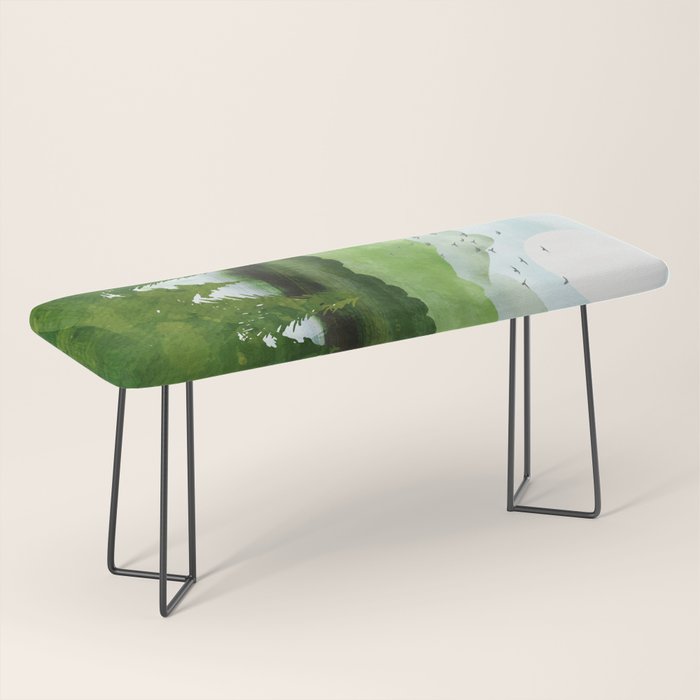 Forest Morning Bench Gallery Image 1