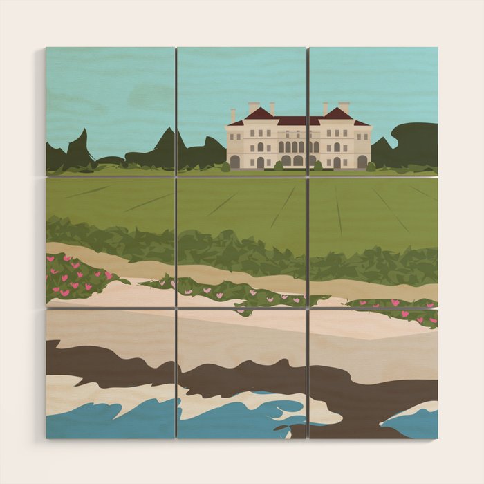 Newport Summer Wood Wall Art Gallery Image 1