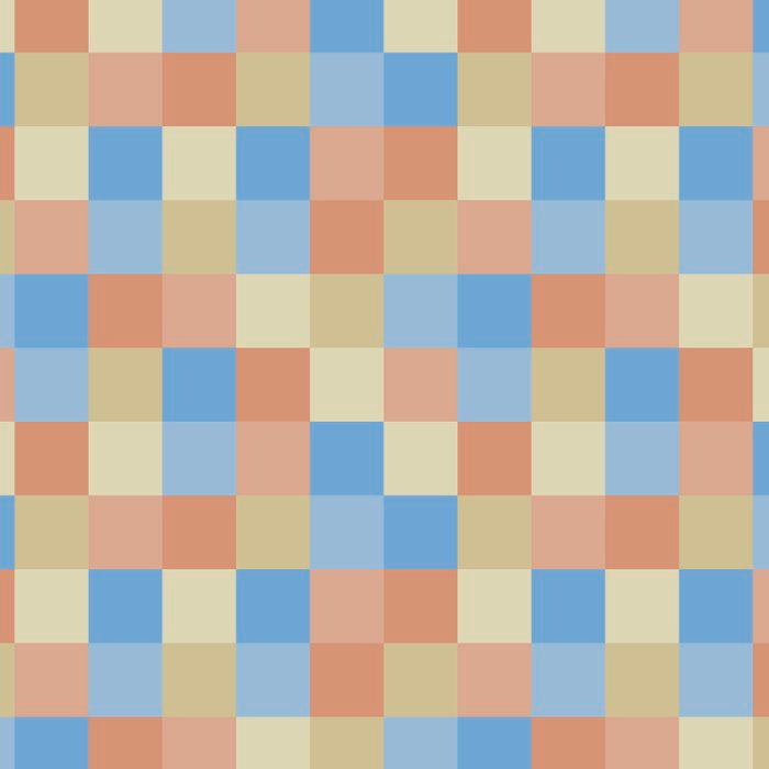 Bold Muted Checks Pattern - Small VII Coffee Mug Gallery Image 2