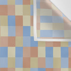 Bold Muted Checks Pattern - Small VII Wall Tapestry Gallery Image 3