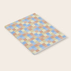 Bold Muted Checks Pattern - Small VII Notebook Gallery Image 2