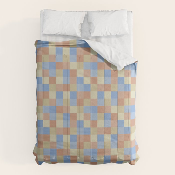 Bold Muted Checks Pattern - Small VII Comforter Gallery Image 6