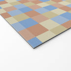 Bold Muted Checks Pattern - Small VII Welcome Mat Gallery Image 2