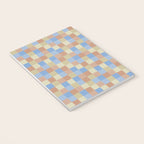 Bold Muted Checks Pattern - Small VII Notebook Gallery Image 3