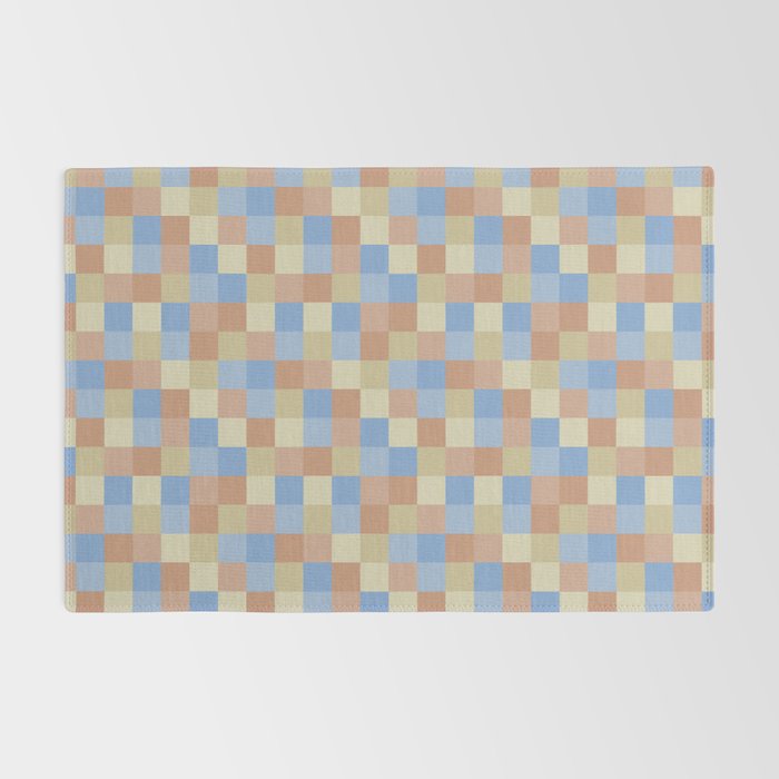 Bold Muted Checks Pattern - Small VII Rug Gallery Image 2