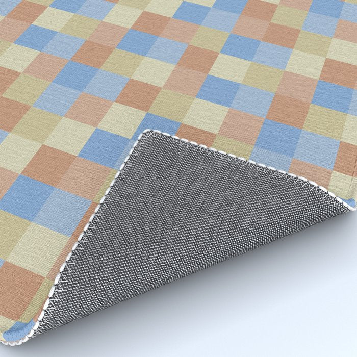 Bold Muted Checks Pattern - Small VII Rug Gallery Image 4