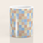 Bold Muted Checks Pattern - Small VII Coffee Mug Gallery Image 4