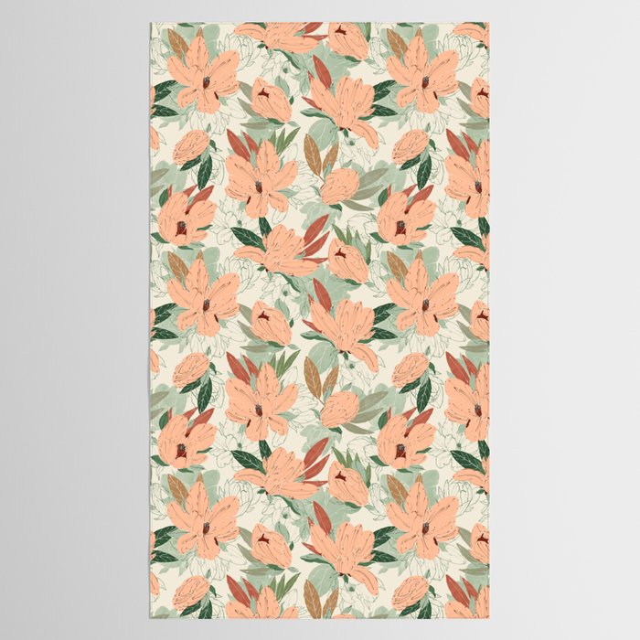 Big floral blossoms MF-24 Tablecloth Gallery Image 2