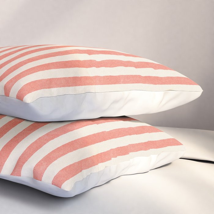 STRIPES - 07 - Guava Pillow Sham Gallery Image 3
