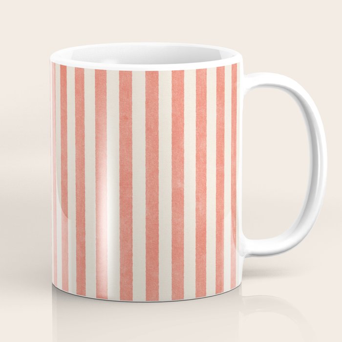 STRIPES - 07 - Guava Coffee Mug Gallery Image 1