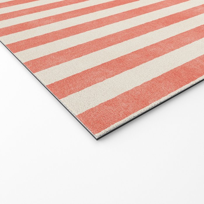 STRIPES - 07 - Guava Welcome Mat Gallery Image 2