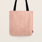 STRIPES - 07 - Guava Tote Bag Gallery Image 1