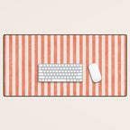 STRIPES - 07 - Guava Desk Mat Gallery Image 1