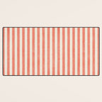 STRIPES - 07 - Guava Desk Mat Gallery Image 3