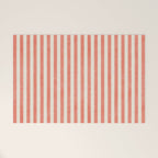 STRIPES - 07 - Guava Welcome Mat Gallery Image 1