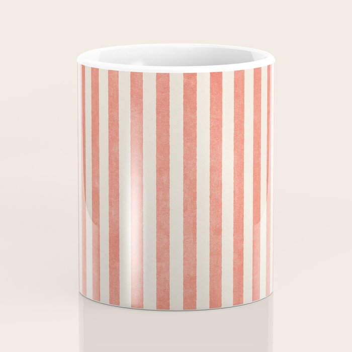 STRIPES - 07 - Guava Coffee Mug Gallery Image 4
