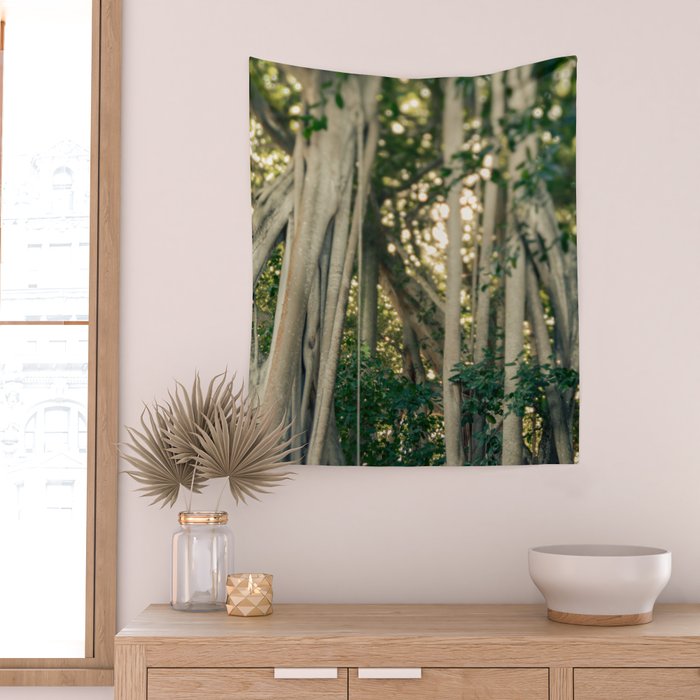 Banyan Tree - Tropical Decor Wall Tapestry Gallery Image 2