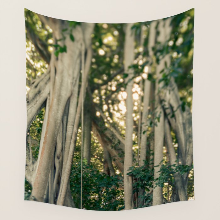 Banyan Tree - Tropical Decor Wall Tapestry Gallery Image 1