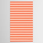 Pink, Red and Cream Stripes  Tablecloth Gallery Image 2