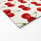 Y2K Cherries - Creme Pattern Large Welcome Mat Gallery Image 2