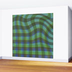 Green squared Wall Mural Gallery Image 2