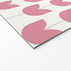Spring Tulips VII Pink Mid Century Flowers Welcome Mat Gallery Image 2