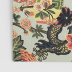 Chinese Dragon Vintage Floral Pattern Poster Gallery Image 3