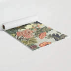 Chinese Dragon Vintage Floral Pattern Yoga Mat Gallery Image 2