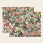 Chinese Dragon Vintage Floral Pattern Placemat Gallery Image 1