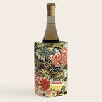 Chinese Dragon Vintage Floral Pattern Wine Chiller Gallery Image 2
