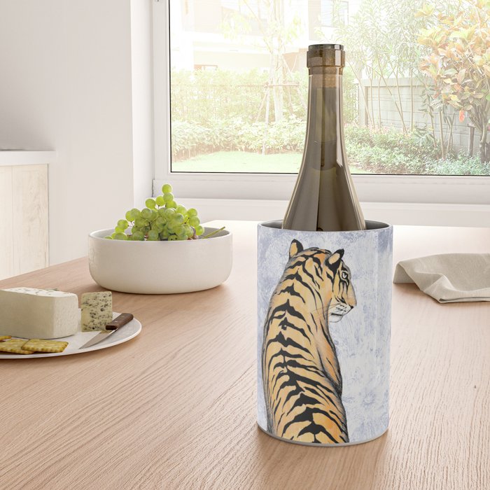 Tiger Moon | Colour Version Wine Chiller Gallery Image 4