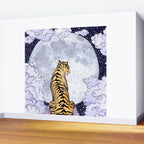 Tiger Moon | Colour Version Wall Mural Gallery Image 2