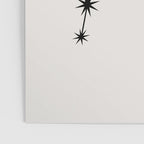 Aquarius Zodiac Star Constellation Line Art White Poster Gallery Image 3