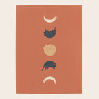 Cat Landscape 61: Meow Phases 2 Poster Gallery Image 4