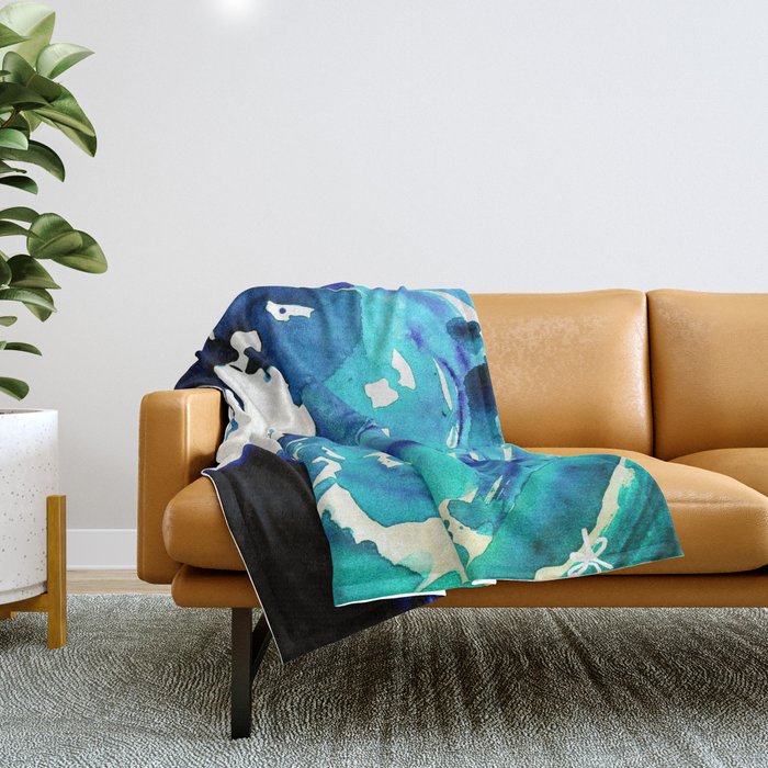 Ocean Throw Blanket Gallery Image 1