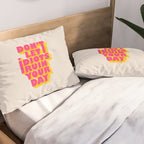Don't let idiots ruin your day - typography Pillow Sham Gallery Image 2