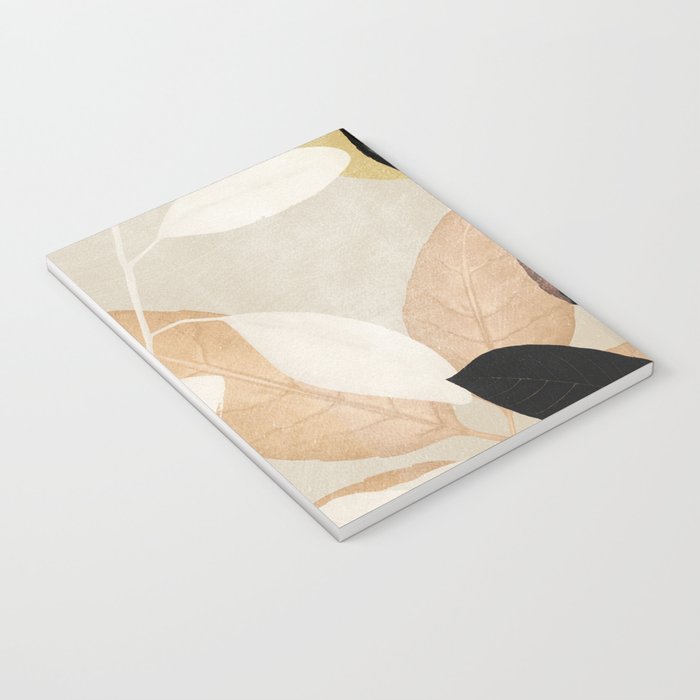 Minimal Abstract Art Tropical Leaves 2 Notebook Gallery Image 3