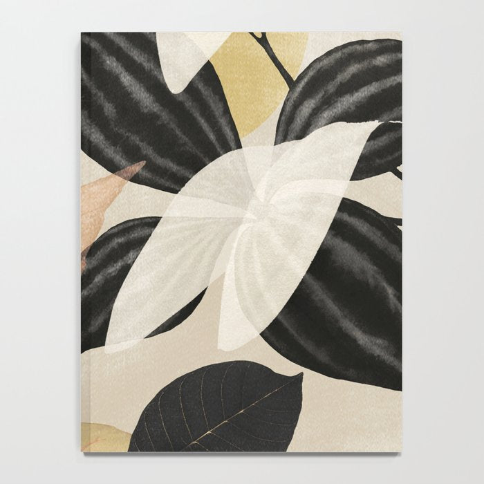 Minimal Abstract Art Tropical Leaves 2 Notebook Gallery Image 4