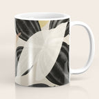 Minimal Abstract Art Tropical Leaves 2 Coffee Mug Gallery Image 1